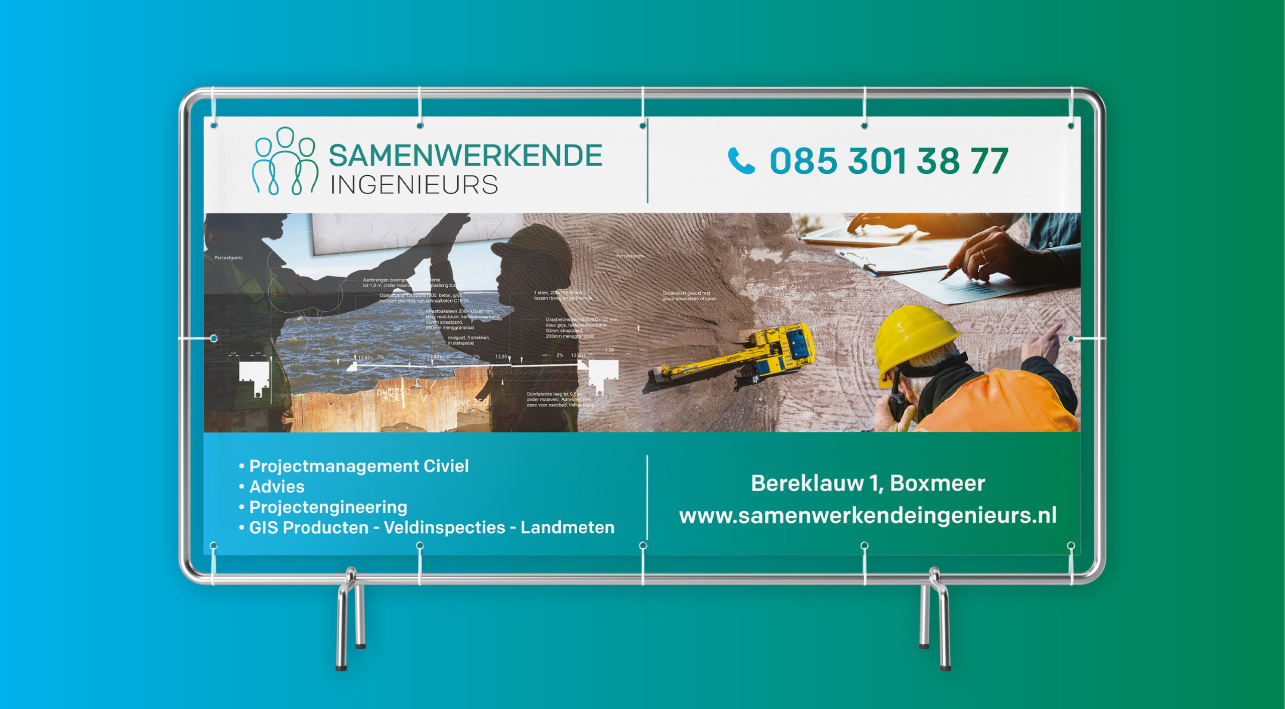 Samenwerkende Ingenieurs: Bouwhekdoek