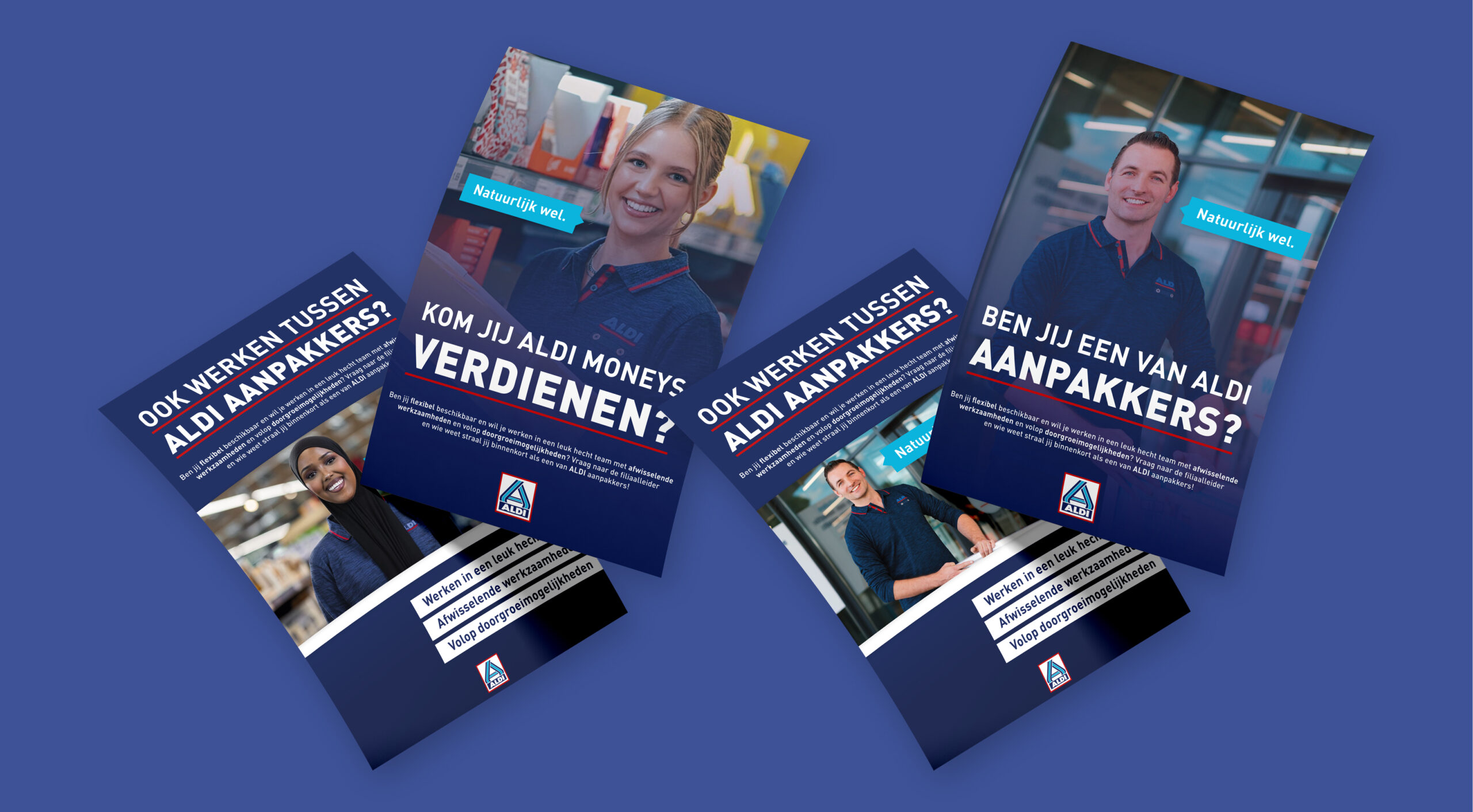 ALDI Nederland: Personeelswerving Posters