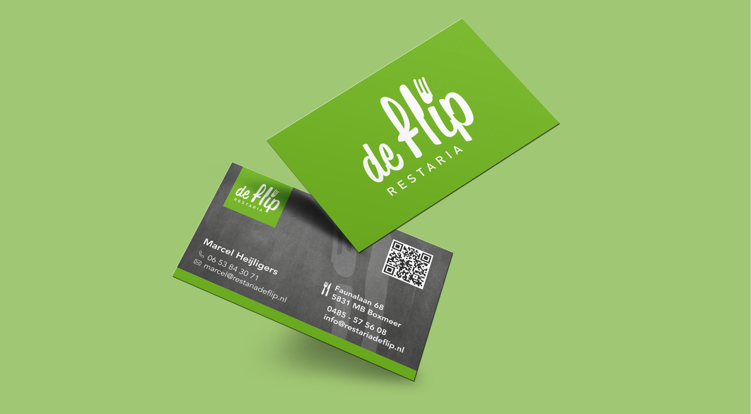 Restaria de Flip Boxmeer: Visitekaartjes